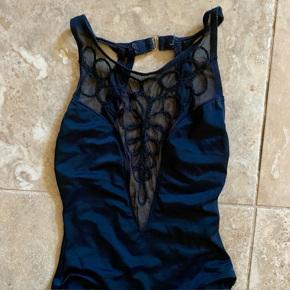 Anne Klein for Sirena high neck swimsuit 8-12